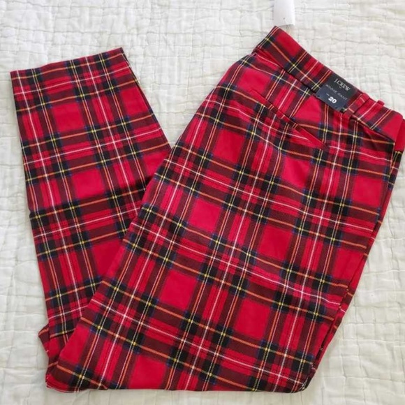 J. Crew Factory Pants & Jumpsuits New J Crew Factory Tartan Winnie